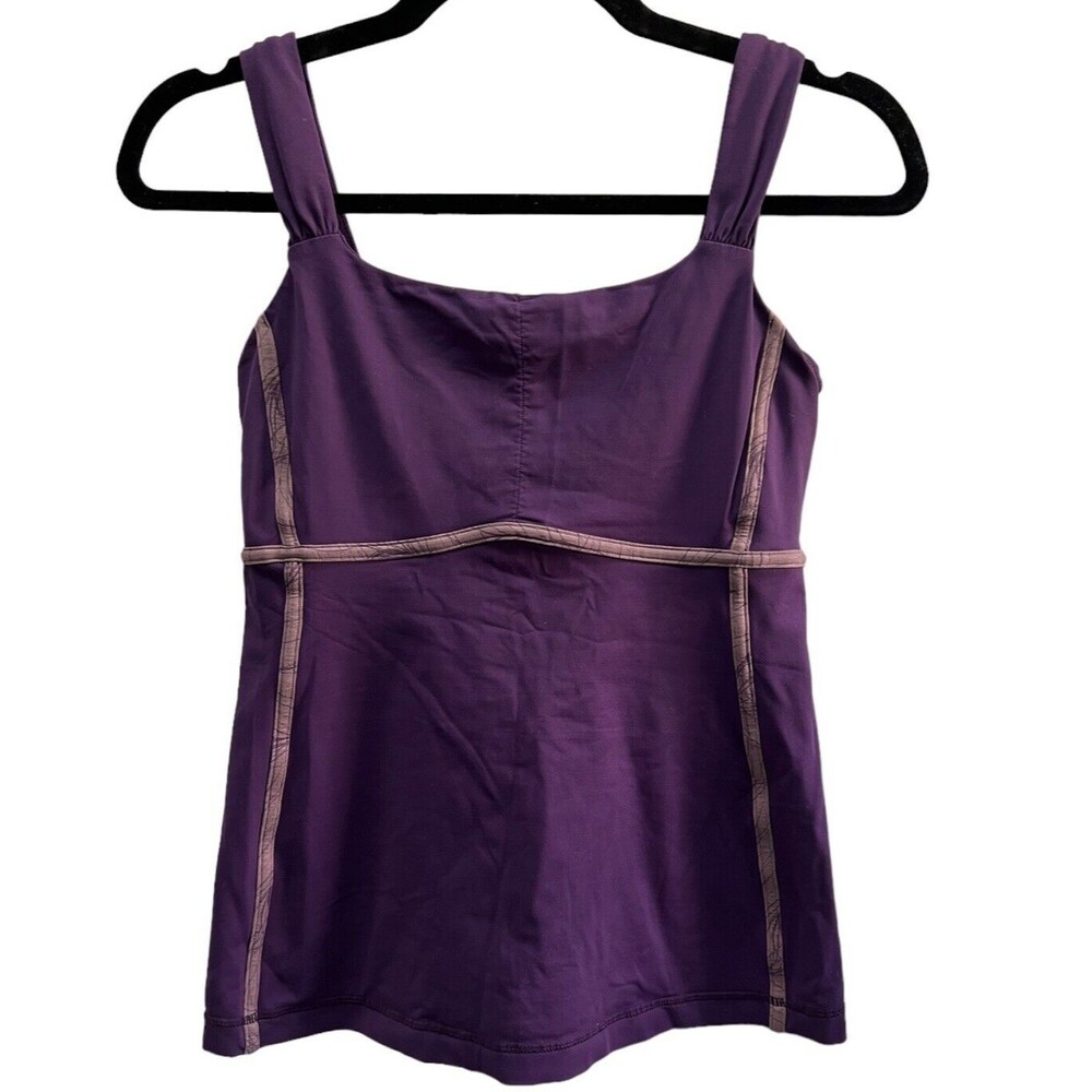 Lululemon Active Wear Tank Top Purple Size 6 Yoga Running